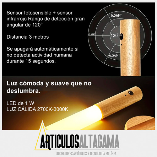 LAMPARA INALAMBRICA CON SENSOR DE MOVIMIENTO