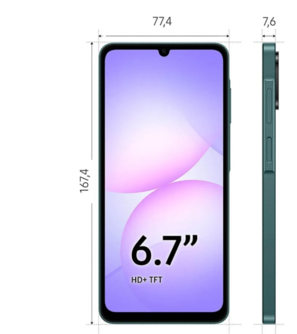 2203197.png CELULAR SAMSUNG A07 128GB 6RAM VERDE