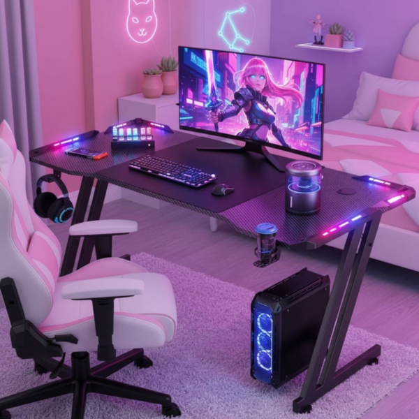 Escritorio Gamer RGB LED