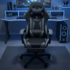 Silla Gamer Vibr lumbar Negro Gris Rep