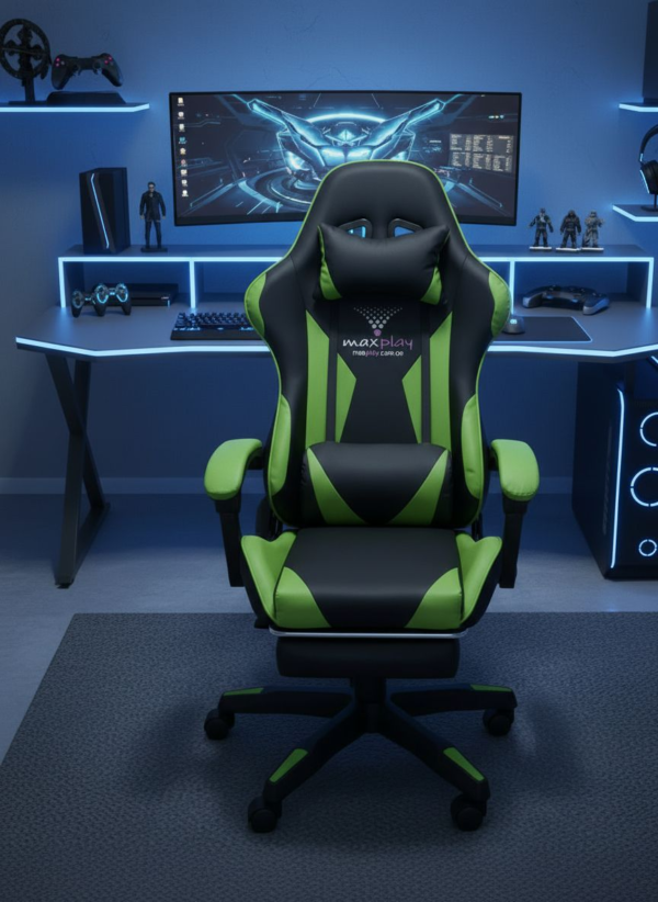 2409306-1.png Silla Gamer Vibr Negro verde